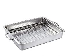 Küchenprofi 1066632840 Asador para barbacoa y horno, 40 cm, Acero Inoxidable