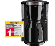 Melitta Look IV Therm Selection 1011-11/-12 Cafetera de Filtro, 1000 W, 1 Liter, Negro/Acero Inoxidable
