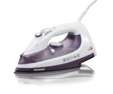 SEVERIN BA 3210 Plancha de Vapor con Suela Cerámica, 2.500 W Aproximadamente , Blanco / Lila