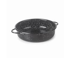 LACOR - 60196 - Cacerola Mini de Hierro - Esmalte vitrificado - Perfecta para presentación de Tapas y Raciones - Ø16cm - Antiácido.