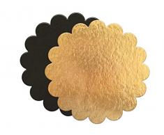 Scrapcooking 5196 - Soporte para tartas (5 unidades), color dorado y negro