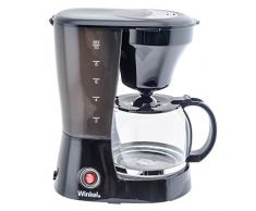 H.Koenig WINKEL KF12 Máquina de café 10-12 Tazas, 800 W, 1,25 l, Negro