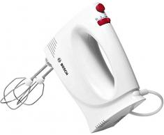 Bosch MFQP1000 - Batidora (Batidora de mano, Rojo, Blanco, Mezcla, Botones, Giratorio, De plástico, 300 W)
