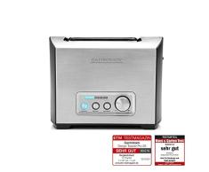 GASTROBACK Pro 2S Tostador, 950 W, 0 Decibeles, Acero Inoxidable, 2 Ranuras