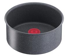 Lagostina Ingenio Mineralis Green Cacerola honda Ø 20 cm, Cacerola de aluminio 100% reciclado, para gas, horno e inducción, con indicador de cocción, se puede utilizar con mango extraíble