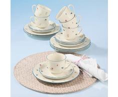 Seltmann Weiden Marieluise-Espolvorea de Marfil Servicio de café, Porcelana, Multicolor