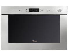 Whirlpool AMW496IX, 1300 W, 230VAC, 10A, 50Hz, Acero inoxidable, 595 x 320 x 382 mm, 19000 g, 370 x 290 x 187 mm - Microondas