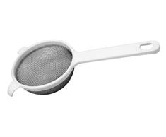 Fackelmann Colador Escurridor Cocina Líquidos Leche Té Café, Malla Acero Inoxidable Mango plástico (el color puede variar) , 7x17cm, 1ud