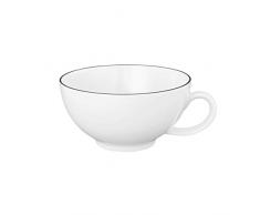 Seltmann Weiden 001.741624 Lido Black Line Taza de té (0,20 l), color negro