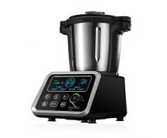 Ufesa Totalchef RK5 Robot de Cocina con Cocción, Varios Programas para Cocinar, 1700 W de Potencia, Pantalla LCD, Jarra con Capacidad de 3,5 L, Recetario y Manual en Italiano, Sin BPA