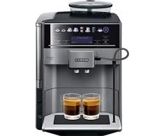 Siemens EQ.6 plus TE651209RW - Cafetera (Independiente, Máquina espresso, 1,7 L, Molinillo integrado, 1500 W, Negro, Titanio)