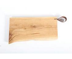 RIO LINDO Tamaño 4 Tabla de Cocina para Cortar, Madera de Roble, Marron
