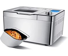 COOCHEER Panificadora automática de 550 W, 25 programas de horneado, caja de ingredientes automática, 3 tamaños de pan y colores de horneado, 13 horas de temporizador automático