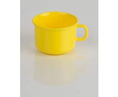 Kimmel 21-000-2002-1 - Juego de taza y platillo infantil, plástico, color amarillo
