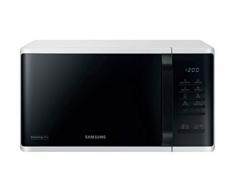 Samsung MG23K3513AW Encimera - Microondas (Encimera, Microondas con grill, 23 L, 800 W, Botones, Giratorio, Negro, Blanco)
