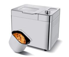 Nictemaw Panificadora automática de 550 W, 25 programas de horneado, caja de ingredientes automática, 3 tamaños de pan y colores de horneado, 13 horas de temporizador automático plata, 5452
