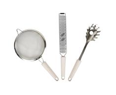 Birambeau Kit Pasta Chef Italiano Utensilios de Cocina Fibra de arroz, Acero Inoxidable