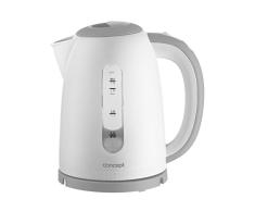 Concept Electrodomésticos RK2335 Hervidor de Agua, 2200 W, 1.7 litros, Plástico, Gris