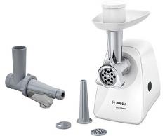 Bosch SmartPower Picadora de Carne, 350 W, Stainless Steel, Blanco