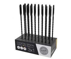 DISPLAY 18 CUCHARA COCTEL MULTF NEG KOAL