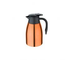 Cafetera 1,5l en acero inoxidable color naranja Bergner colección Neon Classic