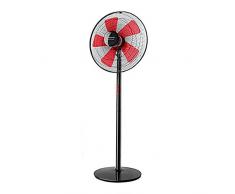 Taurus Boreal Elegance 16C Ventilador de columna oscilante, altura de 132 cm, 3 aspas/40 cm de diámetro, 40 W, negro y azul