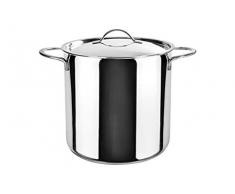 IBILI - Olla super alta con tapa noah, 20 cms, Acero inoxidable 18/10, Apta para induccion