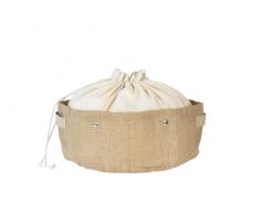 PEBBLY - Cesta de almacenamiento con bolsa extraíble - L