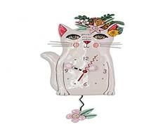 Allen Designs, Reloj para colgar con forma de gato, Enesco