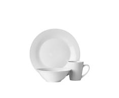 Premier Housewares Vajilla 12 Piezas Blanco