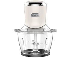 XD XDMOL03CR Picadora eléctrica 1 litro cuenco cristal doble hoja 300 W Crema de color