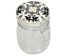 Brandani 53211 - Tarro de cristal hermético, multicolor