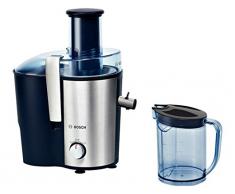 Bosch VitaJuice 3 Exprimidor eléctrico, 700 W, 2 litros, 0 Decibelios, Stainless Steel, 2 Velocidades, Negro