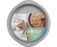 Wilton 03-3131 - Molde redondo para tartas (23 cm, acero antiadherente)