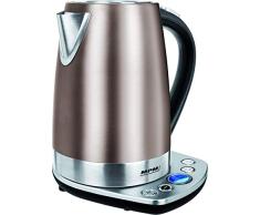 MPM MCZ-51/G1 Hervidor de Agua Eléctrico Inalámbrico de Acero Inoxidable, 1,7 Litros, 2200W, Libre de BPA, Color Cobre