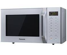Panasonic NN-K36HM Horno microondas, panel táctil, 800 W, 23 litros, Plateado (Versión Importada)