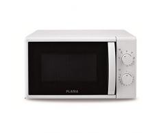 Flama 1884FL Encimera - Microondas (Encimera, Microondas con grill, 20 L, 700 W, Giratorio, Blanco)