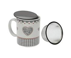BigBuy Home S3404685 Tazas y Vasos, Porcelana