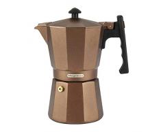 MAGEFESA 01PACFJAM06 01PACFJAM06-Cafetera Modelo Jamaica Brown de 6 Tazas, Multicolor
