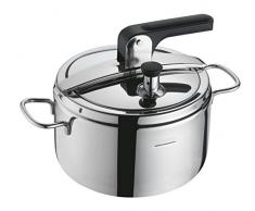 Barazzoni Olla a presión modelo Basic, diámetro 22 cm, capacidad 7 l. Fabricado en Italia
