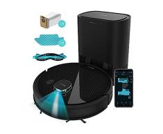 Cecotec Robot Aspirador con Base de Autovaciado Conga 7290 Eternal Home Genesis. Tecnología Láser, Potencia de Succión 3000 Pa, Cepillo Multifunción, Control App y Asistente Virtual Alexa, Mopa
