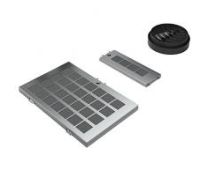 Bosch DWZ0AK0R0 Filtro accesorio para campana de estufa - Accesorio para chimenea (Filtro, Negro, Plata, Carbono, 2,5 kg)