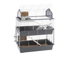 FERPLAST JAULA 3 PISOS PARA CONEJOS CAGE BARN 100 WHITE