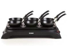 Domo DO8710W wok eléctrico Negro 1000 W - Woks eléctricos (Negro, 6 personas(s), 1000 W)
