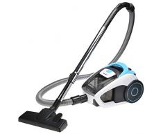Blaupunkt VCC301 Aspirador sin bolsa, 700 W, 1.2 litros, 0 Decibelios, blanco y azul