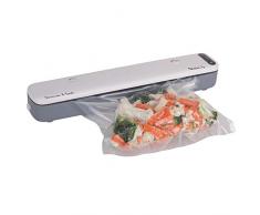 Jata EV109 Envasadora y Selladora al Vacío Potencia de Succión 0,60 bar Capacidad de la Bomba 4,5 l por Minuto Sellado en 10 Segundos Apta para Bolsas y Rollos