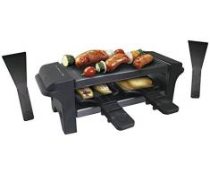 NERTHUS FIH 068 - Parrilla eléctrica y raclette, Acero Inoxidable, Asar, hornear y fundir