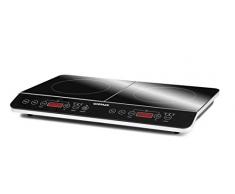 G3 Ferrari G10047 Hi-Tech Chef - Placa de inducción doble, controles de tacto suave, 3500 W