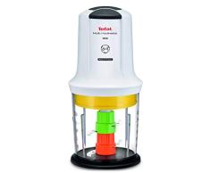 Tefal MQ7231 picadora eléctrica de alimentos 0,5 L Negro, Transparente, Blanco 500 W - Picadoras eléctricas de alimentos (0,5 L, 0,3 kg, Francia, Negro, Transparente, Blanco, De plástico, Botones)