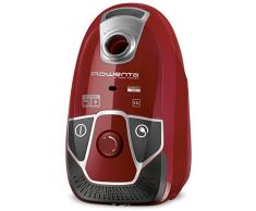 Rowenta X-Trem Power RO6843 - Aspirador con etiqueta energética AABA, triple filtración con bolsa de 4,5 l de capacidad, cepillo Deep Clean con dos posiciones y ranuras, tubo telescópico, 75 dB(A)